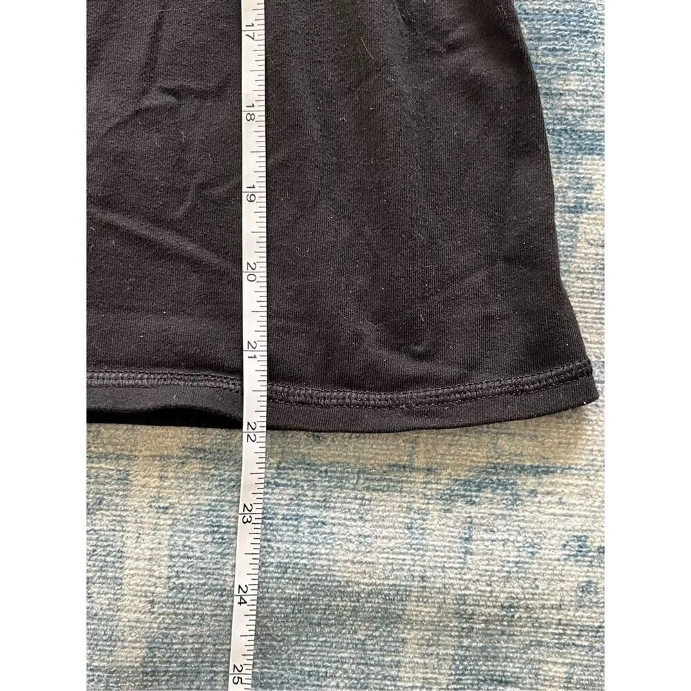 Lululemon Black Crossback Athletic Tank Top Size 6